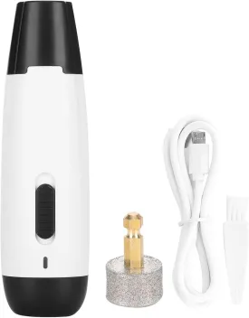 Restokki Electric Dog Cat Nail Grinder Clippers Rechargeable Pet Nail Trimmer Low Noise