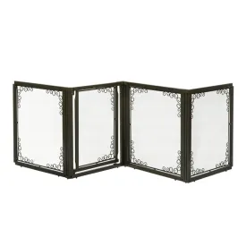 Richell Convertible Elite Mesh 4 Panels Brown Pet Gate
