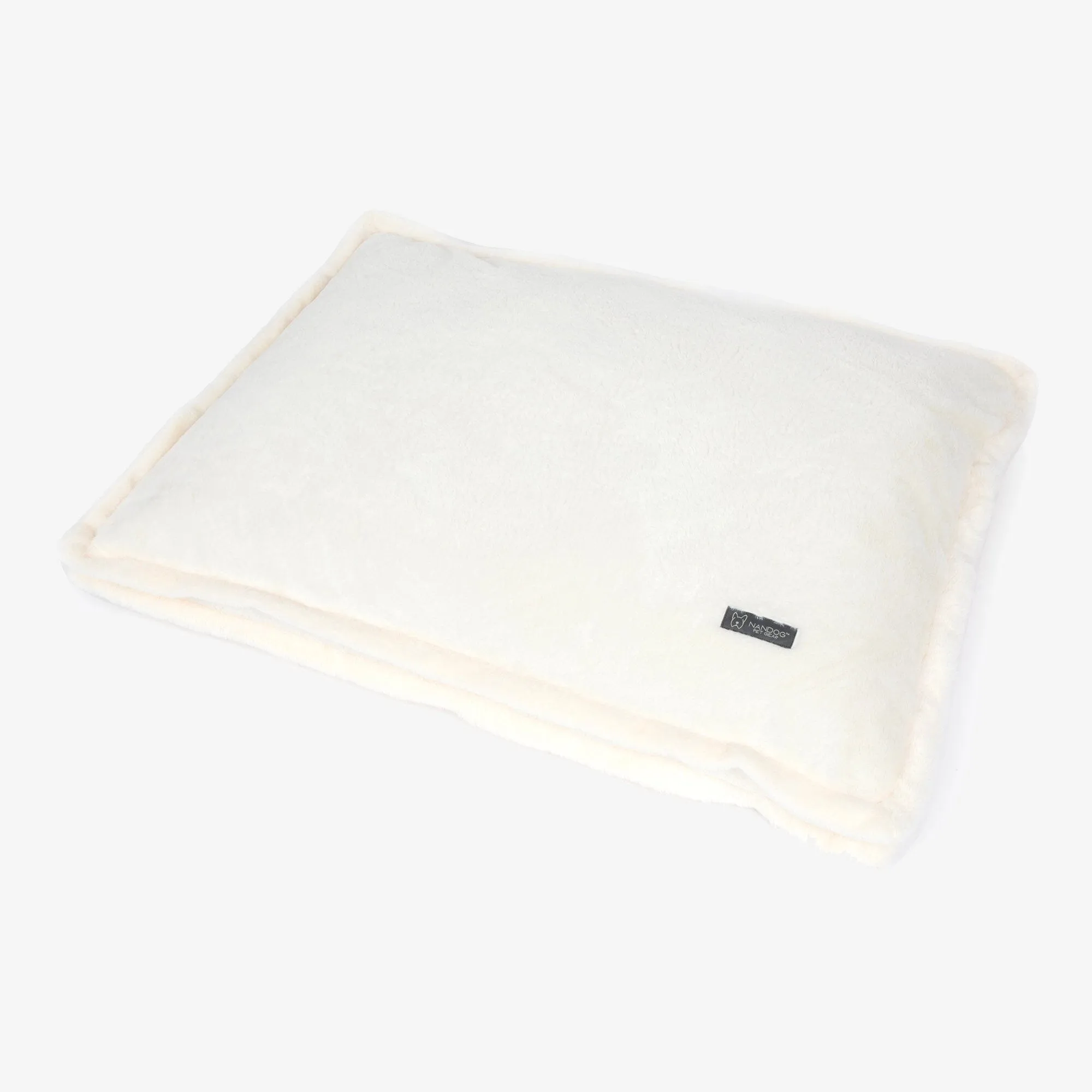 The Super Cloud Large Pillow Bed in Pearl White