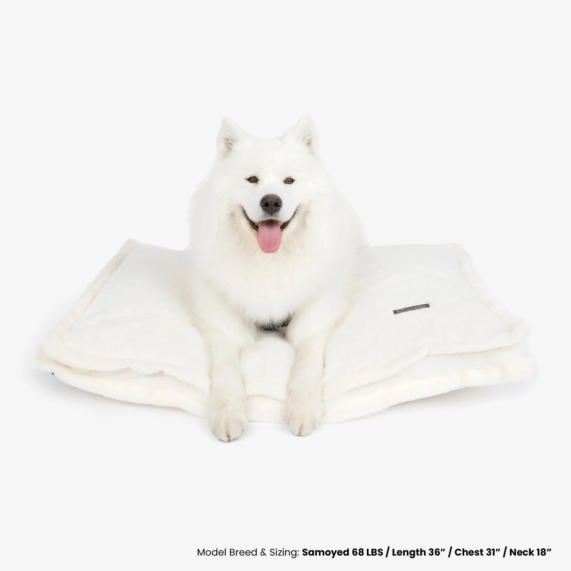 The Super Cloud Large Pillow Bed in Pearl White